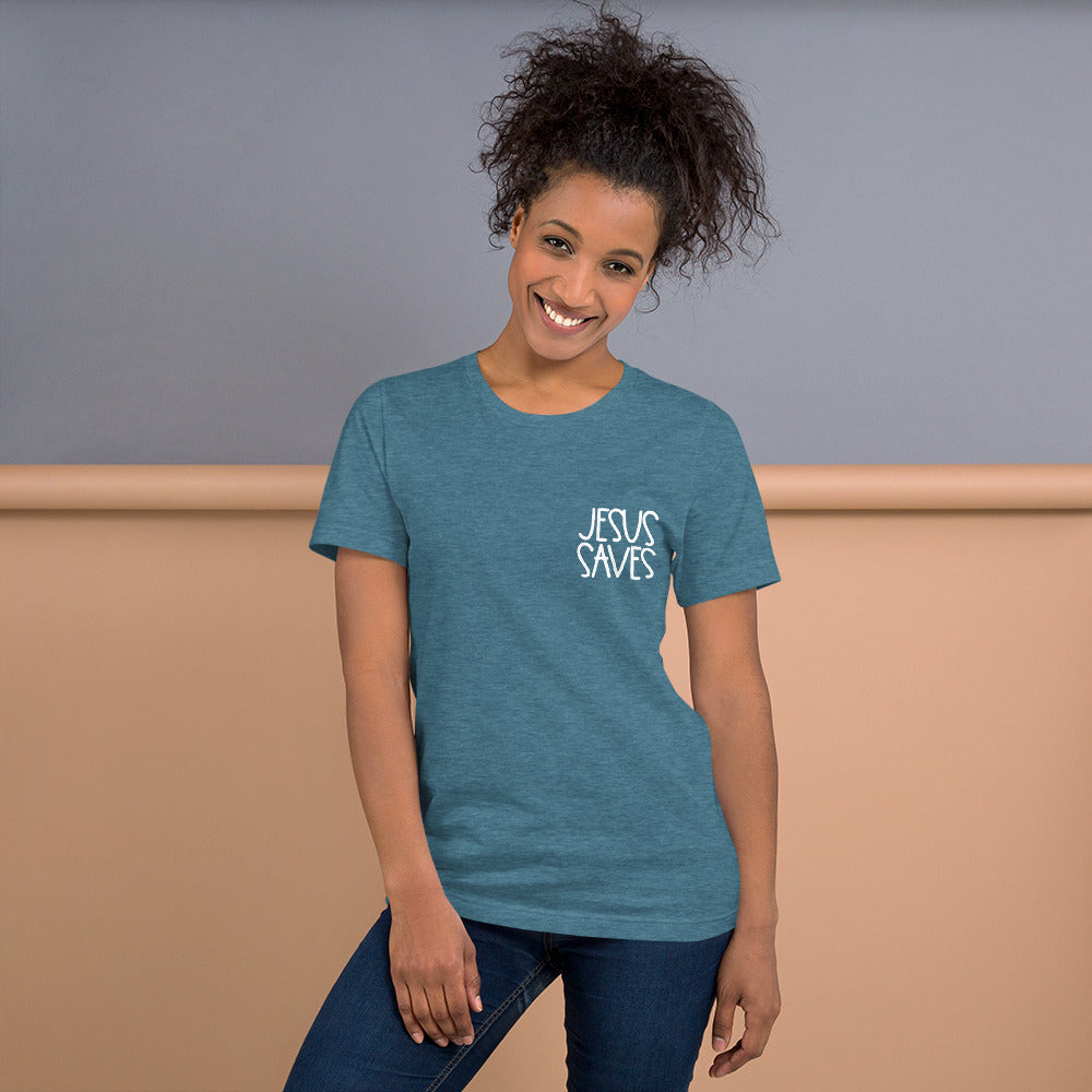 Jesus Saves Pocket T-Shirt