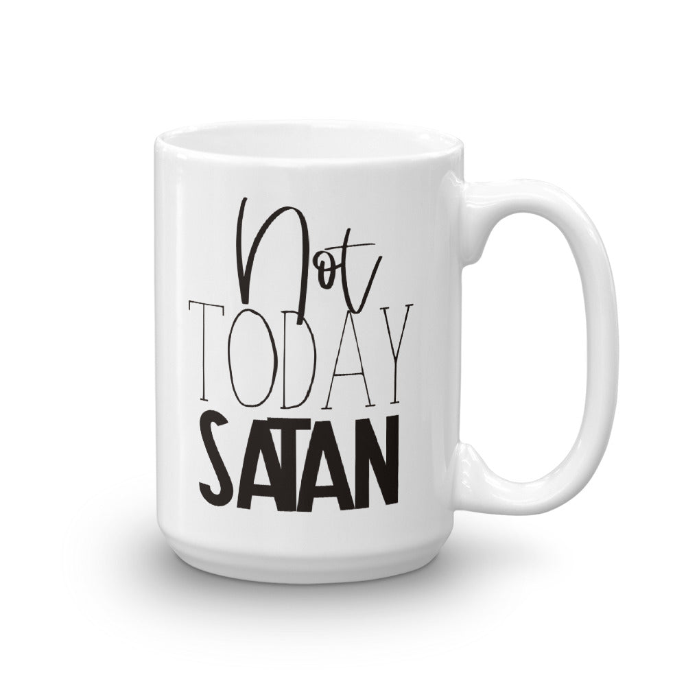 Not Today Satan Coffee Mug