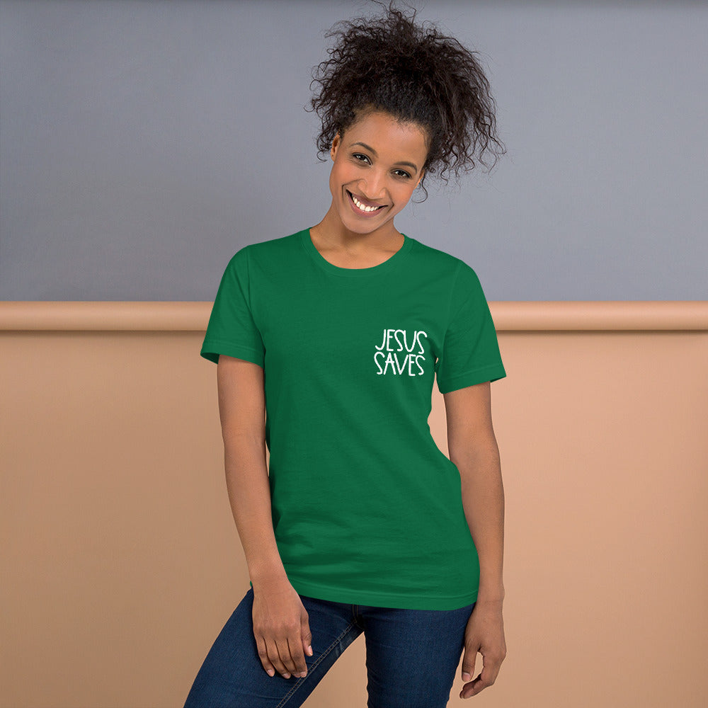 Jesus Saves Pocket T-Shirt