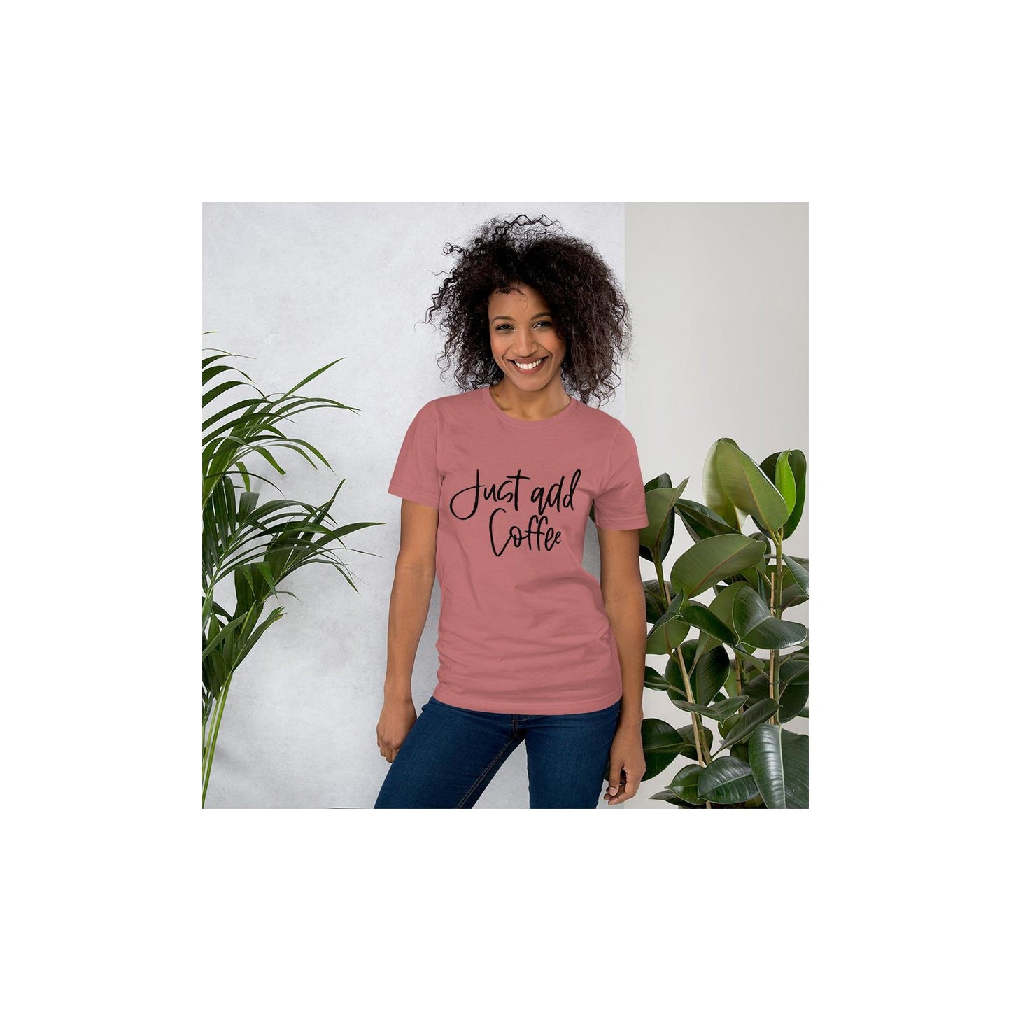 Just Add Coffee Graphic Tee