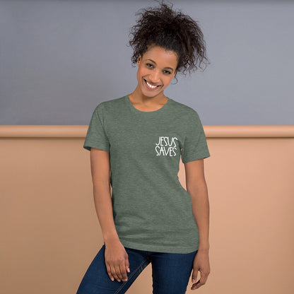 Jesus Saves Pocket T-Shirt